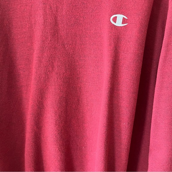 Red Champion Eco Sweatshirt Size Medium - Picture 3 of 6